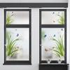XQKXHZ Elegant Floral Decorative Static Cling Window Film, Privacy Frosted Film, 80 x 120 cm view 3