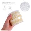 SEWACC Beige Plastic Rose Trim for Sewing, Decorative Flower Applique with Beads for Bags and Children's Weddings view 4