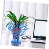 BIUDECO Blue Wooden Coral Table Decorations, 3-Piece Mediterranean Set view 4