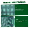 RORPOIR Double-Layer Draining Basket for Fruits and Vegetables, Wall-Mounted Plastic Colander view 3
