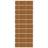 Homgoday Lawn Edging, 10 Pieces, 25 x 103 cm, Flexible Corten Steel, Model 821896 view 4