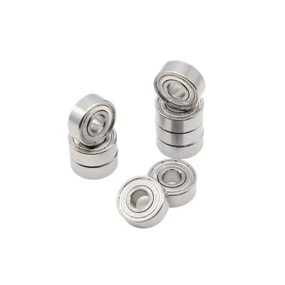 Deep Groove Ball Bearings, 10 Pieces, R3ZZ ABEC-7, 3/16" x 1/2" x 0.196", Miniature Bearings for RC Models