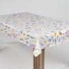 laro PVC Oilcloth Tablecloth, Flower Wings Multicolor/White, 31.5 x 31.5 in view 1