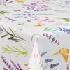 laro PVC Oilcloth Tablecloth, Flower Wings Multicolor/White, 31.5 x 31.5 in view 4