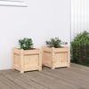 Homgoday Garden Planters with Trellis, 2-Pack view 1