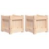 Homgoday Garden Planters with Trellis, 2-Pack view 2
