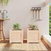 Homgoday Garden Planters with Trellis, 2-Pack view 3