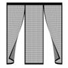 Magnetic Insect Screen Curtain for Balcony Doors, 165 x 100 cm, Black view 1