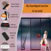 Magnetic Insect Screen Curtain for Balcony Doors, 165 x 100 cm, Black view 2
