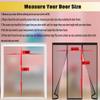 Magnetic Insect Screen Curtain for Balcony Doors, 165 x 100 cm, Black view 4