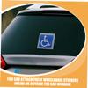 GLEAVI 18-Sheet Disabled Parking Sticker Set - Weatherproof, Durable, Easy to Apply, for Indoor and Outdoor Use view 2