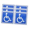 GLEAVI 18-Sheet Disabled Parking Sticker Set - Weatherproof, Durable, Easy to Apply, for Indoor and Outdoor Use view 4