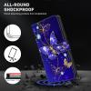 TUOLISG Phone Case for Huawei P30 Pro, PU Leather Flip Wallet Case with Card Slots and Stand Function, Diamond Butterfly view 3