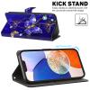 TUOLISG Phone Case for Huawei P30 Pro, PU Leather Flip Wallet Case with Card Slots and Stand Function, Diamond Butterfly view 4