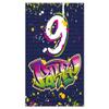 12 Graffiti Neon Invitations for a 9th Birthday Party with Envelopes, Bags, Stickers, Bookmarks & Notepads view 3