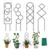 QOKLIYUI 2-Piece Modern Metal Trellis for Pots, 40 x 10 cm view 2