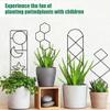 QOKLIYUI 2-Piece Modern Metal Trellis for Pots, 40 x 10 cm view 4