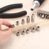 QUARKZMAN 20-Piece Round Weld Nuts, M8 x 10 x 10 mm, 304 Stainless Steel view 4