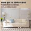 HLTQL Double-Sided Quilted Sofa Cover, Non-Slip Couch Protector, Washable Plush Throw for 1–4-Seater and L-Shaped Sofas, 65–70 x 180 cm view 2