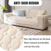 HLTQL Double-Sided Quilted Sofa Cover, Non-Slip Couch Protector, Washable Plush Throw for 1–4-Seater and L-Shaped Sofas, 65–70 x 180 cm view 4