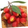 HOMOCONO Artificial Lychee Fruits for Decoration and Photo Props, 2 Bunches view 2