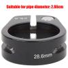 ANKROYU Bicycle Seatpost Clamp, Aluminum Alloy Quick-Release Collar, 28.6 mm, Black view 2