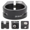 ANKROYU Bicycle Seatpost Clamp, Aluminum Alloy Quick-Release Collar, 28.6 mm, Black view 3