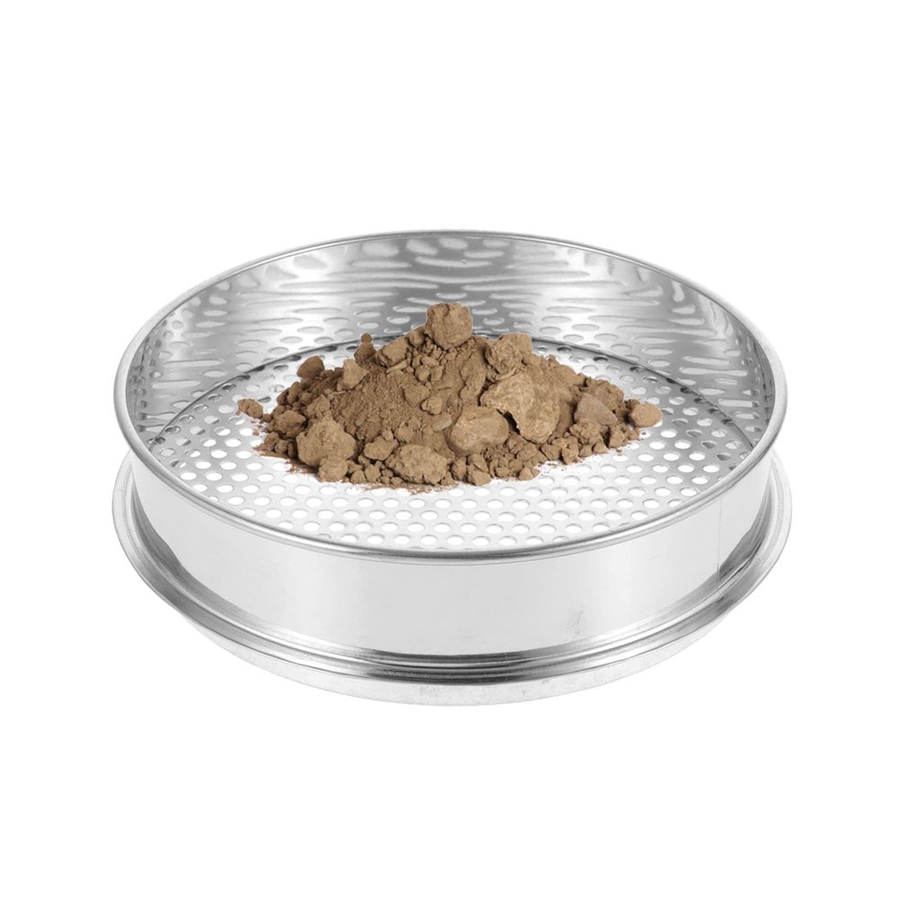 Stainless Steel Garden Soil Sieve, Round Compost and Sand Sifter