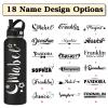 Akmxem Personalized Kids' Water Bottle with Name Engraving, Insulated Stainless Steel, 354–1,150 ml view 2