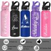 Akmxem Personalized Kids' Water Bottle with Name Engraving, Insulated Stainless Steel, 354–1,150 ml view 4