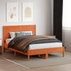 Bulliing Solid Pine Wood Headboard, Wax Brown, 150 cm view 3
