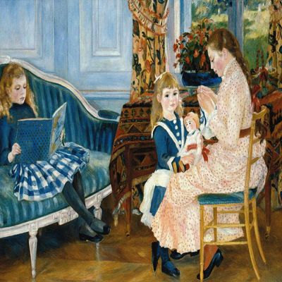 Pierre-Auguste Renoir Art Postcard: Children's Afternoon at Wargemont