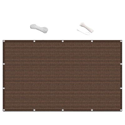 Brown Balcony Privacy Screen, 1.15 x 2 m
