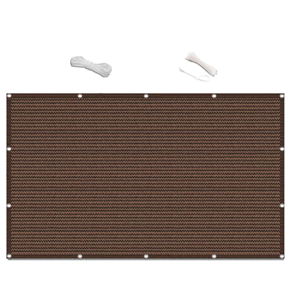 Brown Balcony Privacy Screen, 1.15 x 2 m