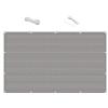Balcony Privacy Screen 0.7 x 5.4 m, UV- and Weather-Resistant, Sun Protection, with Cable Ties, Light Gray view 1