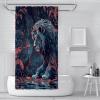 Wewoo Home Cartoon Lion Print Shower Curtain Set, 260 × 180 cm view 2