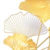 110 x 55 cm Handmade Metal Ginkgo Leaf Wall Sculpture view 3