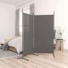 2-Panel Outdoor Weather-Resistant Blackout Room Divider, Anthracite, 175 x 180 cm view 1