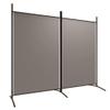 2-Panel Outdoor Weather-Resistant Blackout Room Divider, Anthracite, 175 x 180 cm view 2