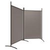 2-Panel Outdoor Weather-Resistant Blackout Room Divider, Anthracite, 175 x 180 cm view 4