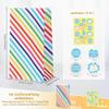 KINDOYO 10-Pack Paper Gift Bags with Thank You Stickers view 2