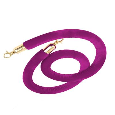 Velvet Queue Barrier Rope, Economy Foam Core, 1–3 m, L