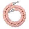 Queue Barrier Rope with Hooks, Black/Blue/Red, 3/5/6/10 ft view 2