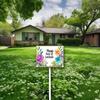 Geroclonup “Please Keep Off Landscap” Sign, 30.5 x 20.3 cm, with 32.5 cm Stake, Rust-Resistant Aluminum, 1 Pc view 2