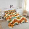 Homemissing 70s/80s Retro Flower Comforter, 155 x 220 cm, 4-Season, 2-Piece view 2