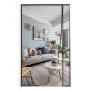 Magnetic DIY Screen Door Kit, Side-Opening, Black, 155 x 265 cm view 1