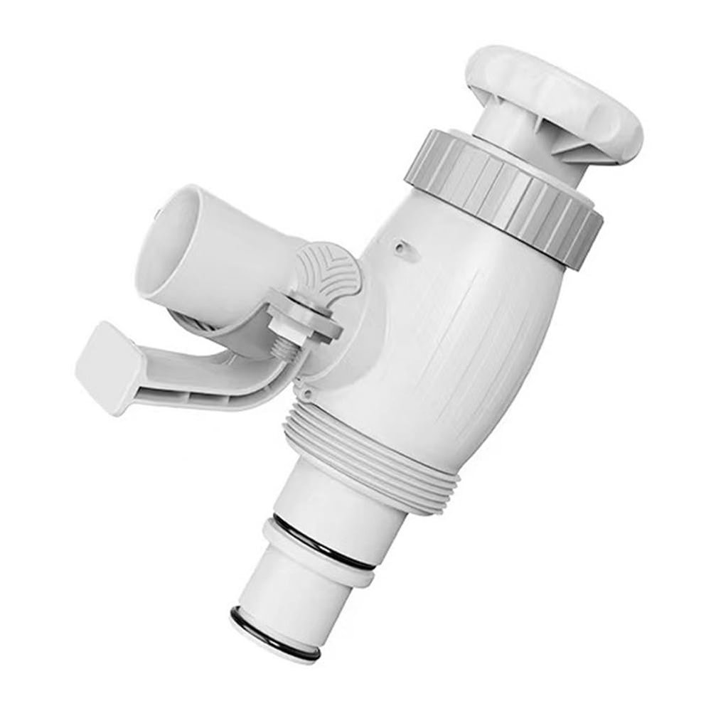 Yominerr Pool Hose Adapter, Pool Hose Holder and Plunger Valve, Pool Replacement Parts for Above-Ground Pools, A