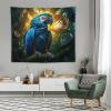 PAZZK Parrot Wall Tapestry Poster, Decorative Wall Hanging, 130 x 150 cm view 4