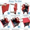 HARIPYER Collapsible Folding Cart with Wheels and Telescoping Handle view 3