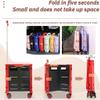 HARIPYER Collapsible Folding Cart with Wheels and Telescoping Handle view 4